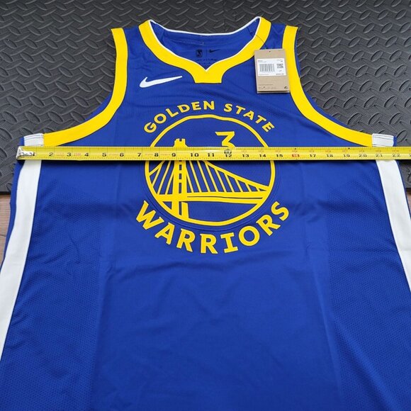 Nike Golden State Warriors Jordan Poole Icon Edition Jersey 48. Sz L MSRP $200 - Picture 3 of 8